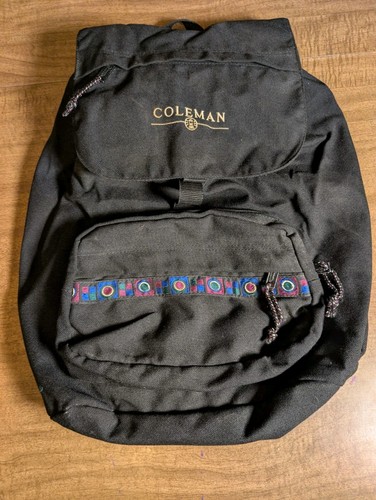 Vtg 90s coleman backpack aztec - 90s,