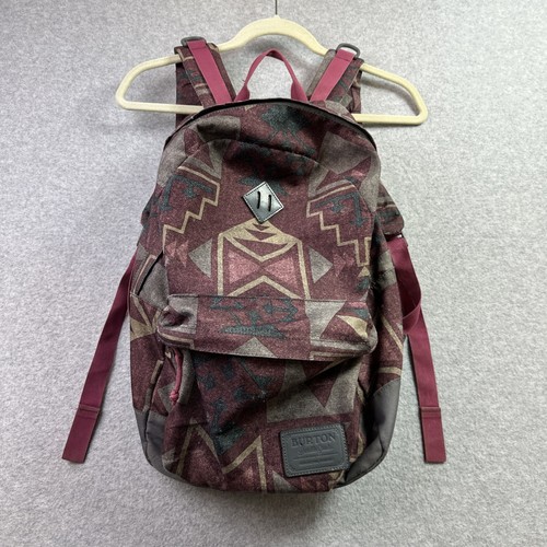 Burton aztec pattern backpack - aztec,