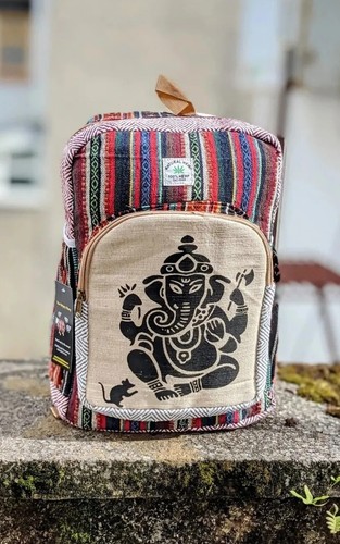 Handmade purehemp ganesh boho - ganesh,